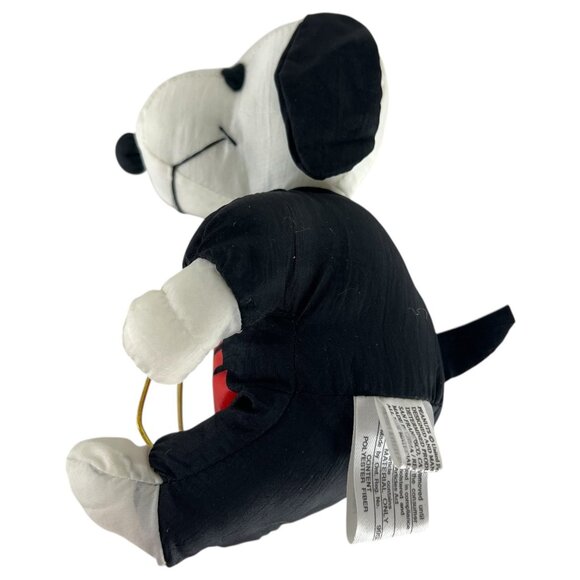 Whitmans Snoopy Plush In Tuxedo With Heart Shaped Empty Candy Box Valentines Day - Picture 7 of 11
